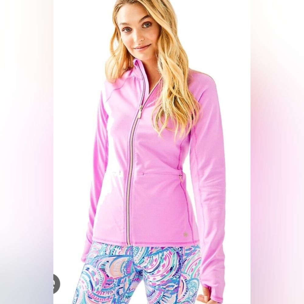 Lilly Pulitzer Luxletic Zip Top Large